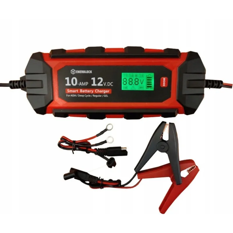Ładowarka Inteligentna-ENERBLOCK-V3.0  ENR-10A/12V ENER12-10I-V3.0
