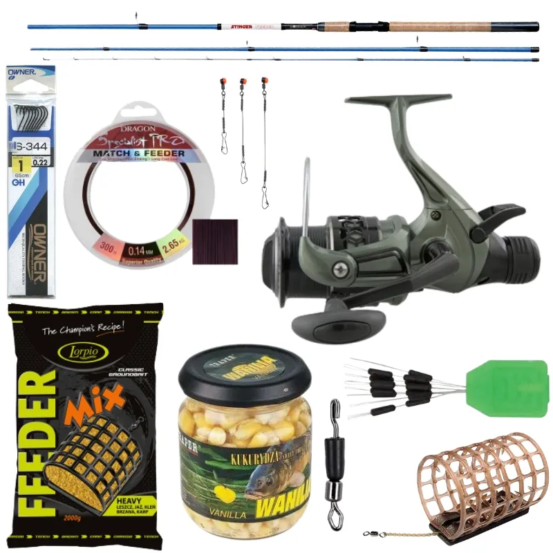 Zestaw feeder z brzegu ACTIVE- dla aktywnych wędkarzy