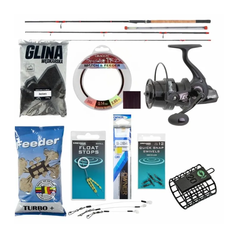Zestaw feeder z brzegu PRO - dla ogarniętych łowców