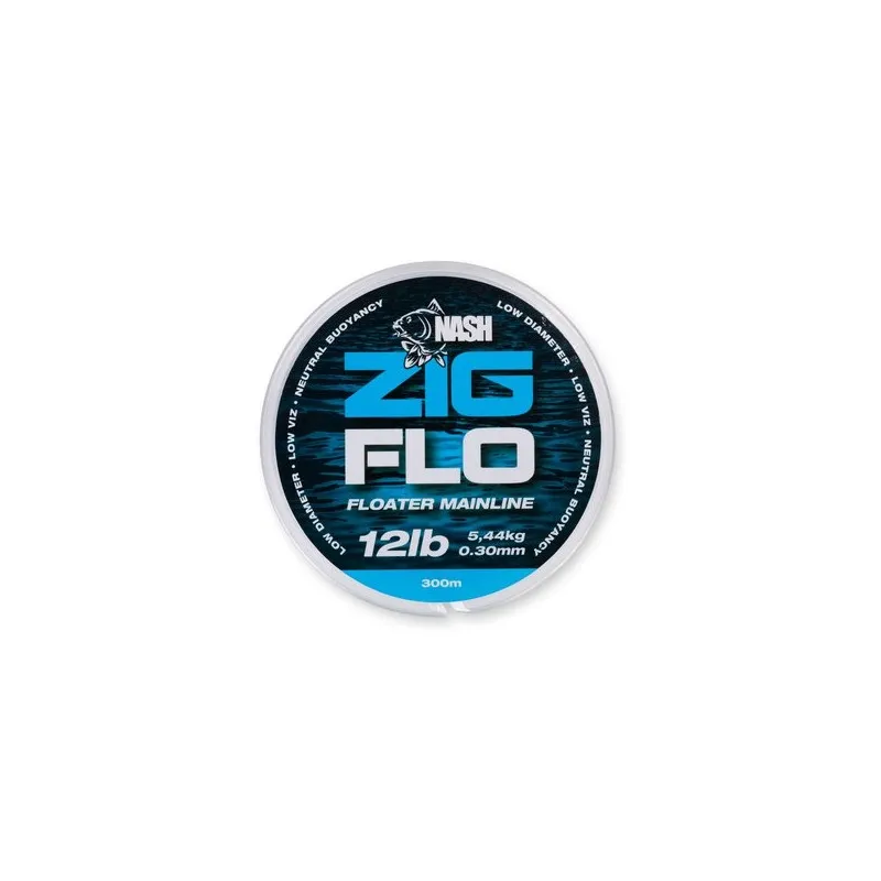 Nash Zig Flo 12lb 0.30mm 300m