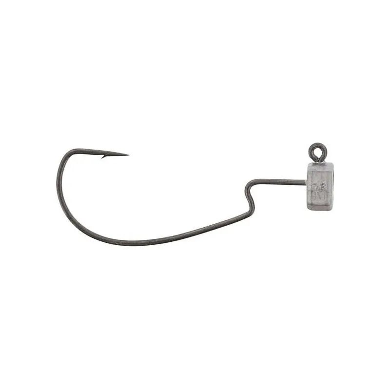 Westin OFFSET NED JIG HEAD 3/0 7G BLACK NICKEL 3PCS LEAD