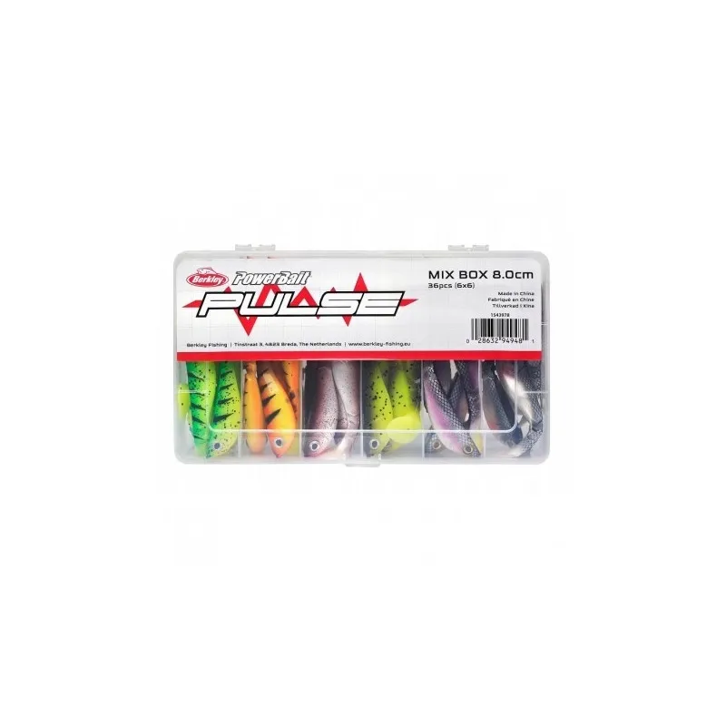 Berkley PowerBait Pulse Shad MixBox 8cm - 1 sztuka