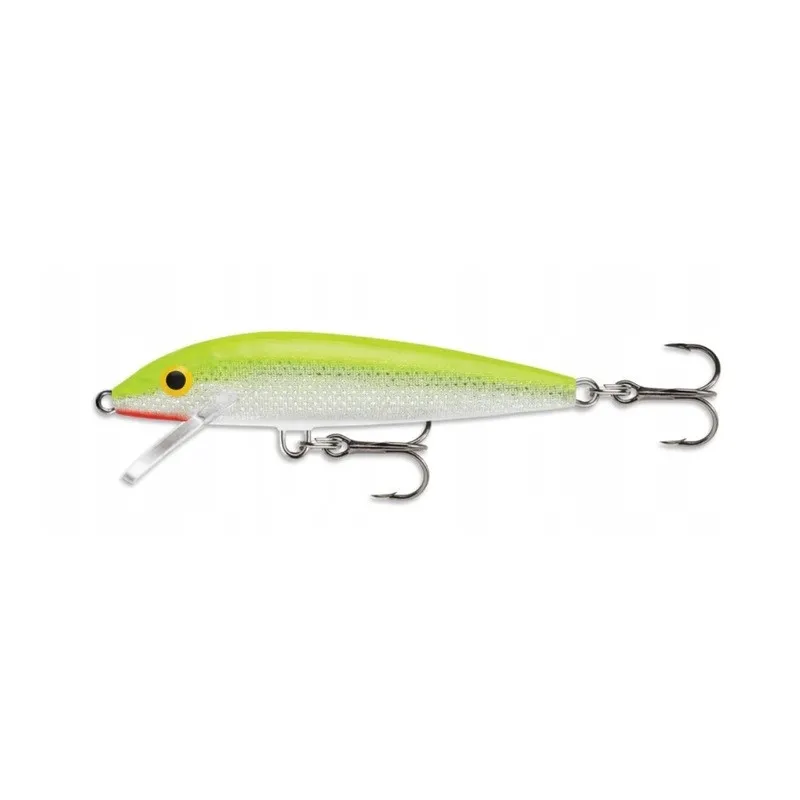 Rapala Original Floater F07 SFC Silver Fluorescent Chartreuse