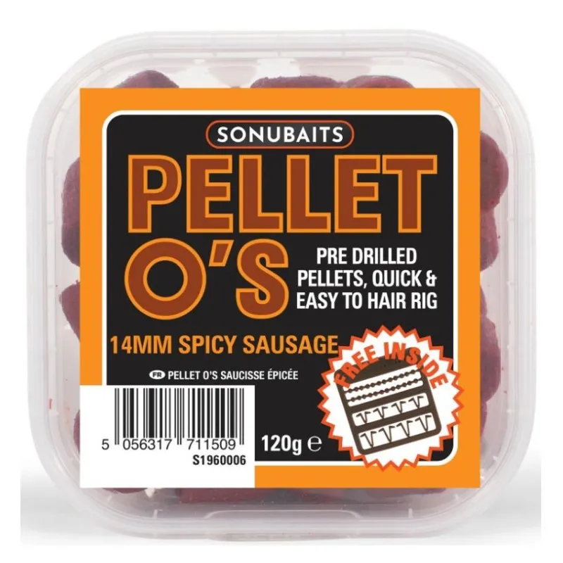 Sonubaits SONU PELLET O'S - SPICY SAUSAGE 14MM