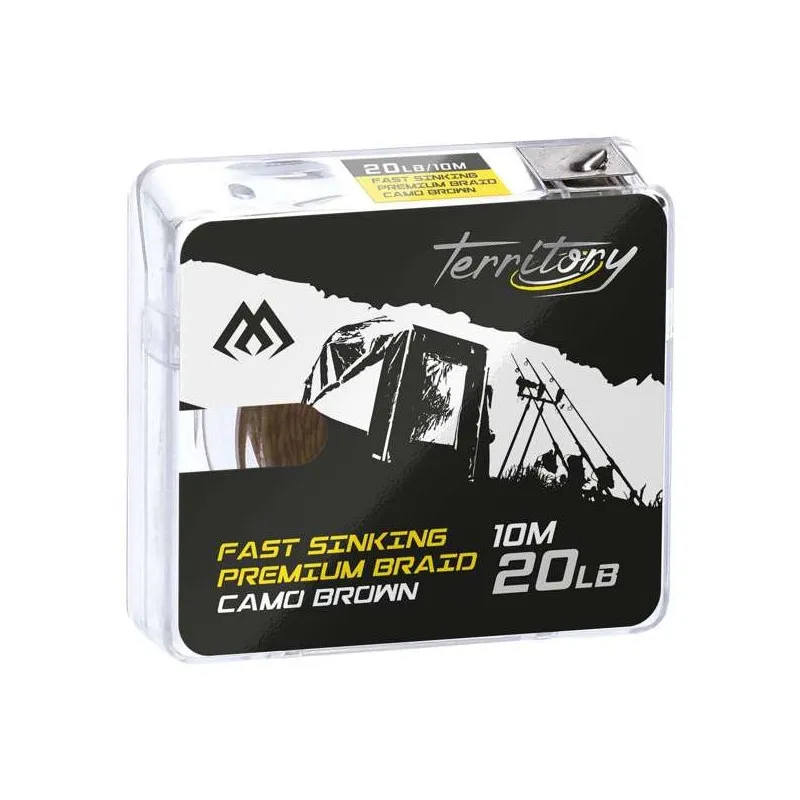 Mikado Plecionka Przyp. 30lbs 10m Sinking Premium Braid Brązowy Camo