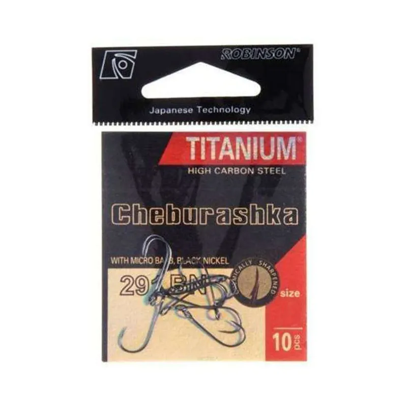 Haczyk Titanium Cheburashka 291BN (10 szt.), rozm. 1