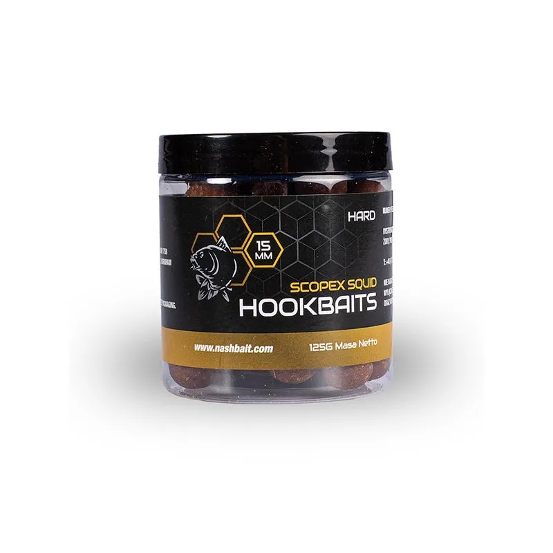 Nash Scopex Squid Hard Hookbaits 20mm 125g