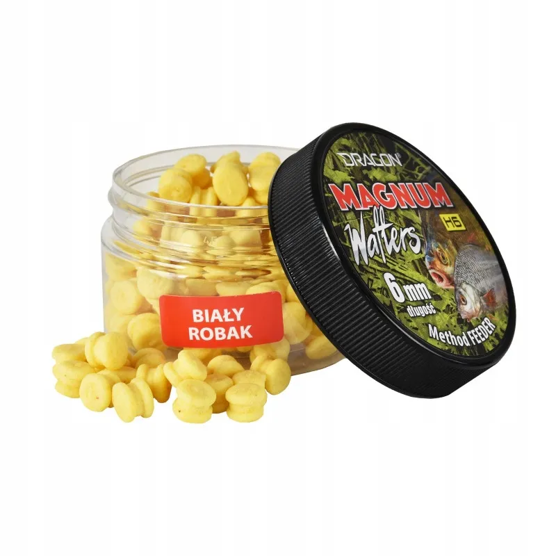 H6 DRAGON MAGNUM Wafters długość 6 mm BIAŁY ROBAK 60 ml