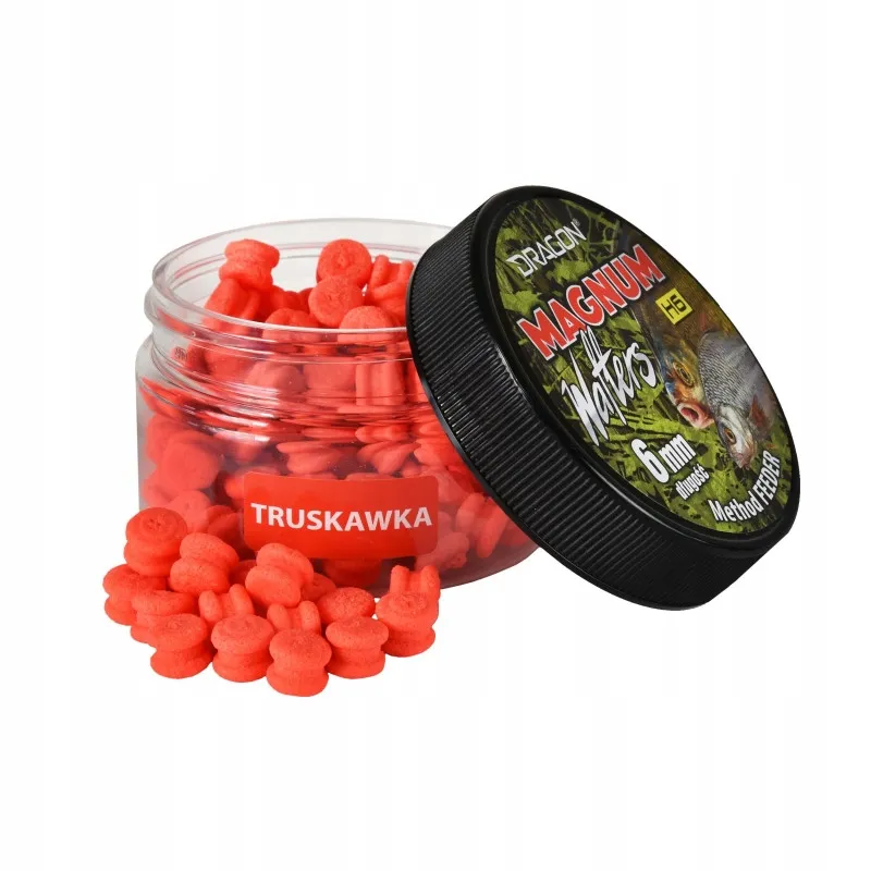 H6 DRAGON MAGNUM Wafters długość 6 mm TRUSKAWKA 60 ml