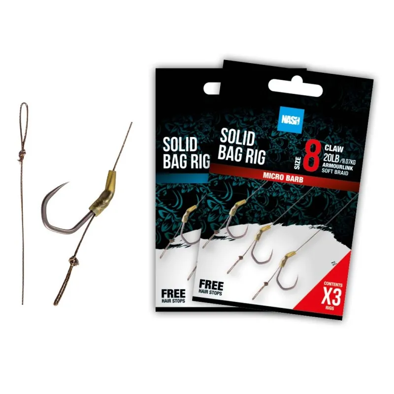 Nash Solid Bag Rig Size 4