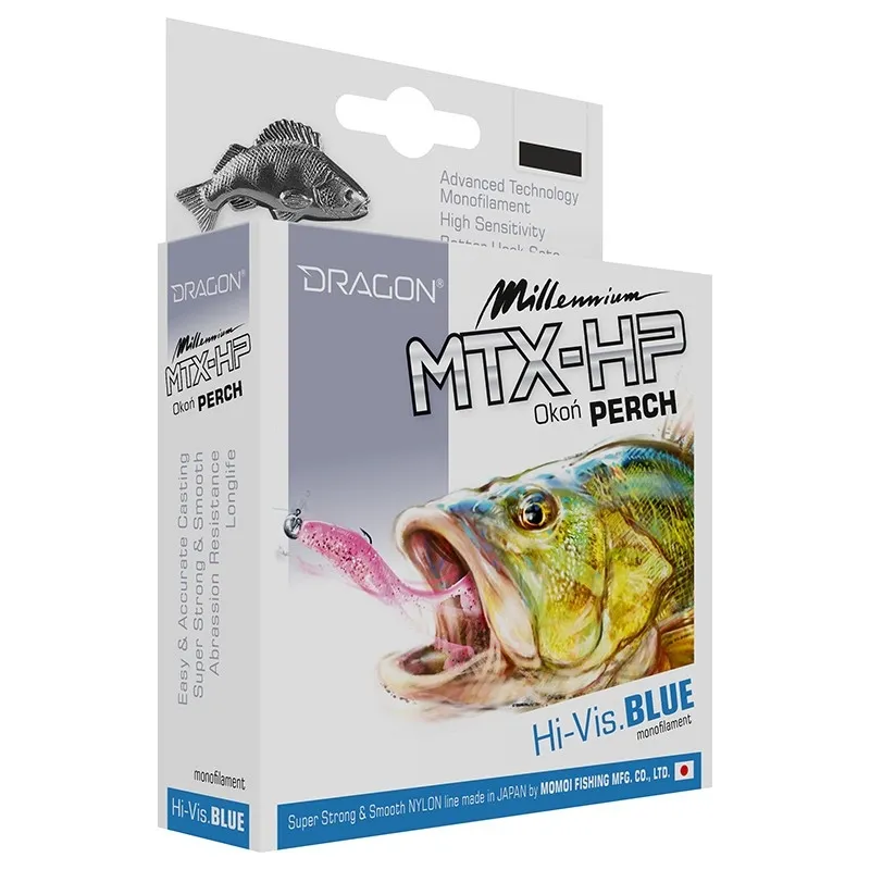 Żyłka DRAGON Millennium MTX-HP Japan OKOŃ 0.203mm/5.31kg 150m niebieska