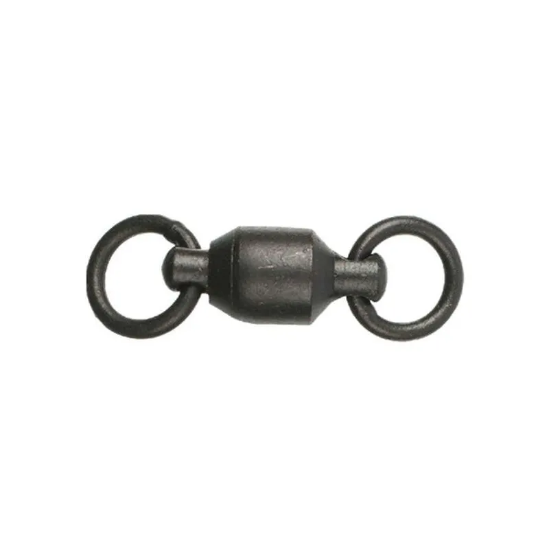 KRĘTLIK ŁOŻYSKOWANY - Z KÓŁKIEM ŁĄCZNIKOWYM nr 8 - CZARNY MATT - op.5szt.