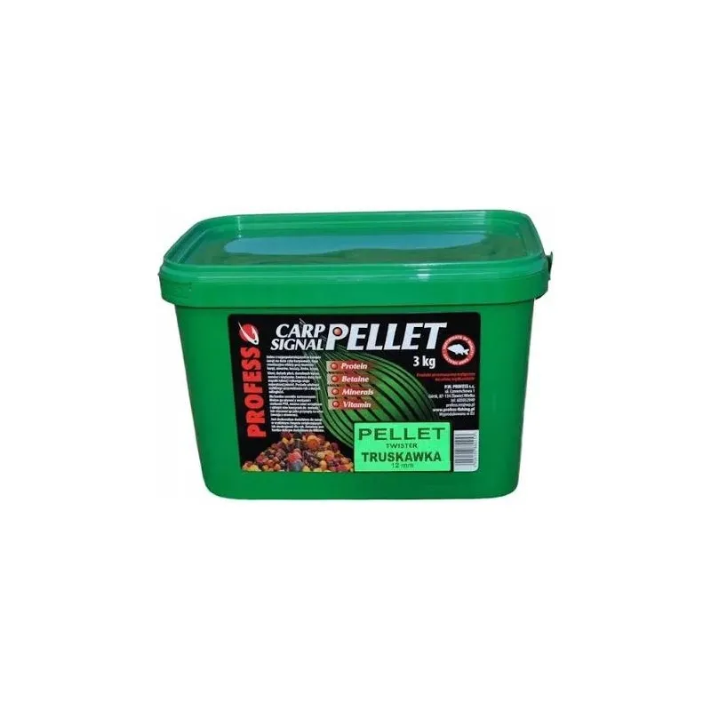 Profess Pellet TWISTER – KUKURYDZA 12 mm 3000 g