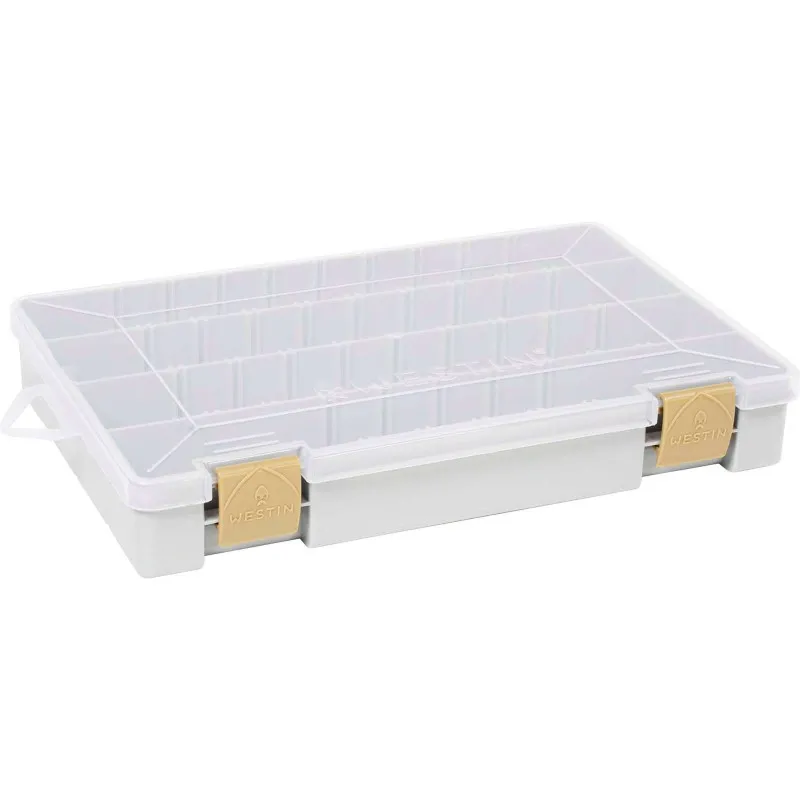 W3 TACKLE BOX GREY/CLEAR