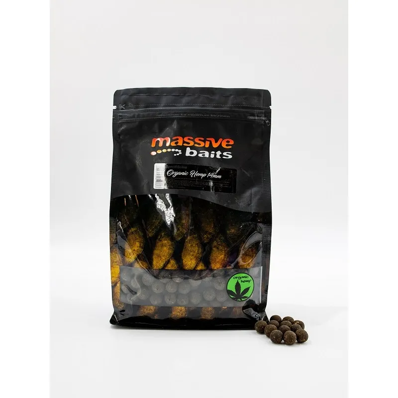 Massive Baits Organic Hemp 18mm Robin Green 1 kg
