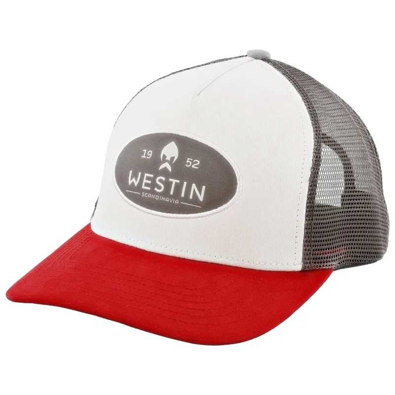 W6 CLASSIC CAP ONE SIZE SILVER GREY/RED