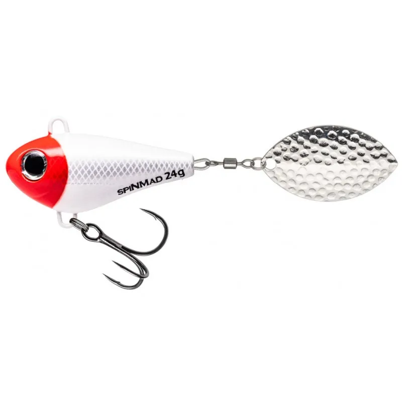 SPIN MAD JIGMASTER 24G 1515-BIAŁY Z CZERWONĄ GŁOWĄ