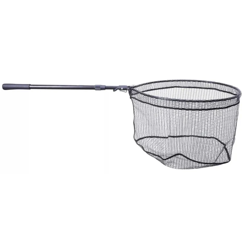 Podbierak składany 170cm 60/50cm gumowana siatka oczko 6x15mm