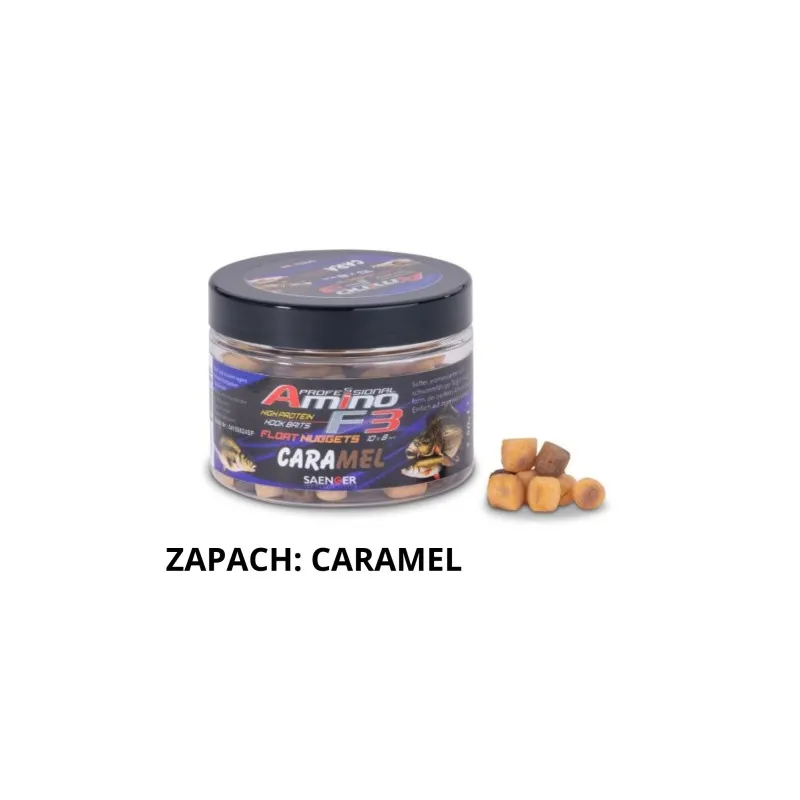 SAENGER Amino F3 Midi Float Nuggets Caramel 50g/10x8mm