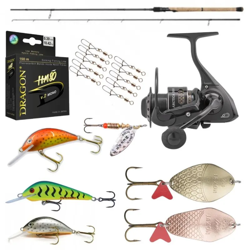 Zestaw spinningowy NA TROĆ PRO - dla ogarniętych łowców