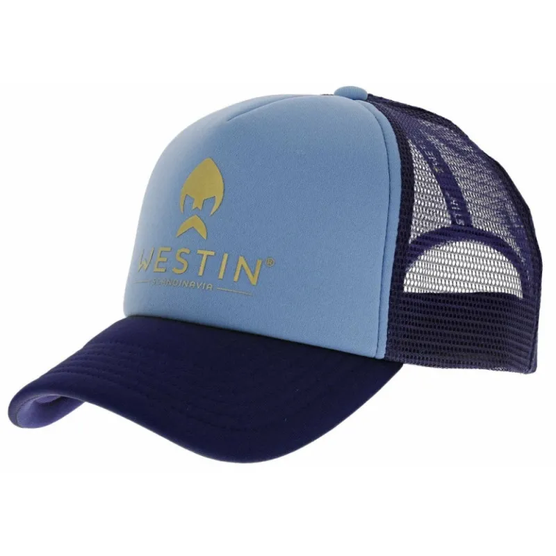 AUSTIN TRUCKER CAP ONE SIZE SURF BLUE