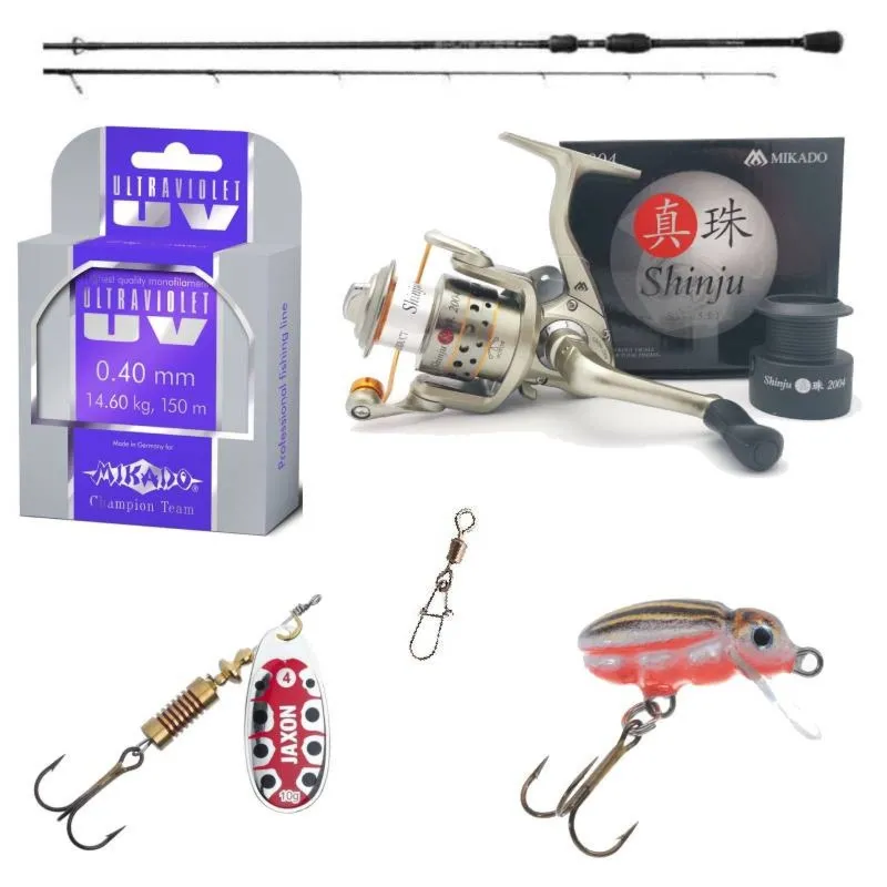 Zestaw spinningowy na klenia START - dla początkujących