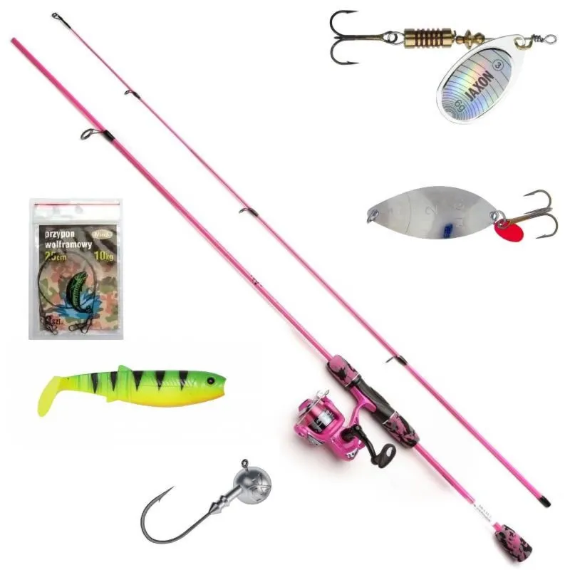 Zestaw dla dzieci na Spinning - różowy