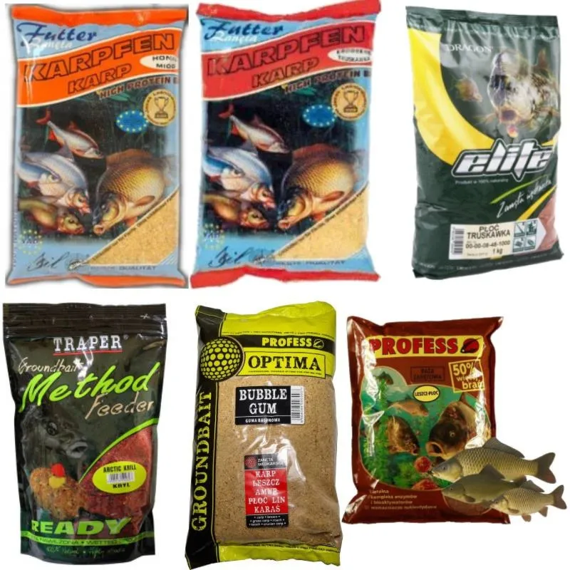 Zestaw zanęt na Karpia
