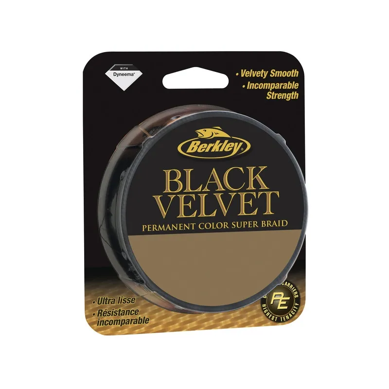 Plecionka Berkley Black VELVET 110M 0,08MM 1345386