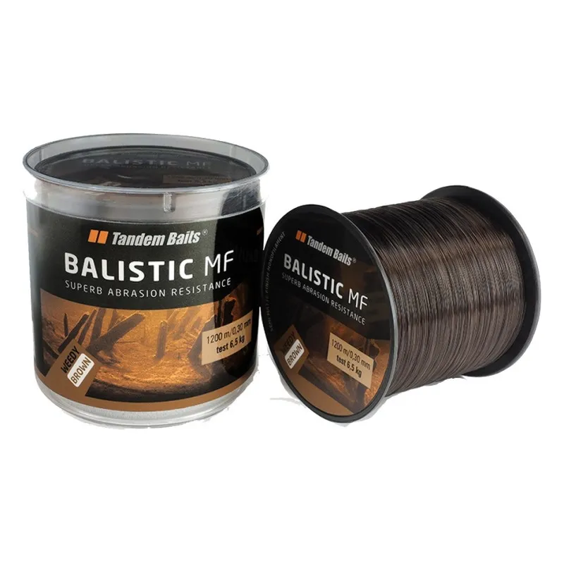 Żyłka Tandem Baits BALISTIC MF WEEDY BROWN 0,30/600