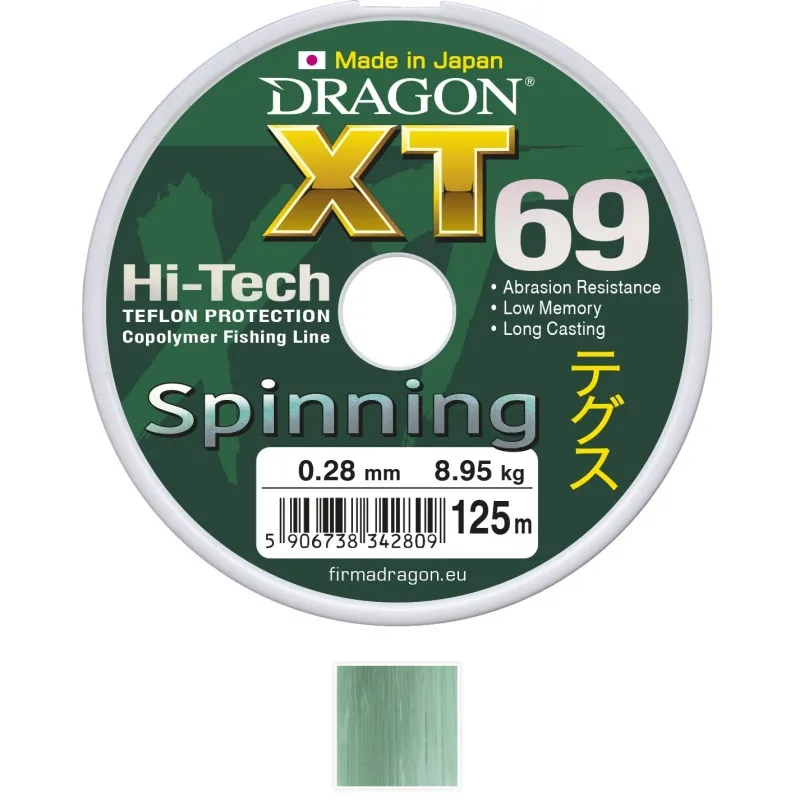 Żyłka Dragon Xt69 HI-TECH SPINNING 0.35/125M/33-20-335