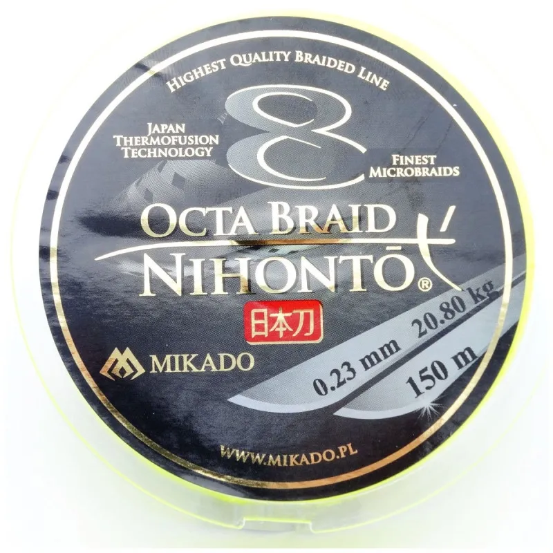 PLECIONKA NIHONTO OCTA BRAID 0,23 FLUO 150M