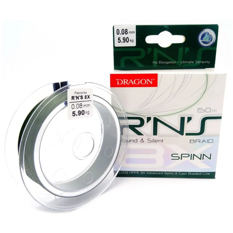 PLECIONKA DRAGON R'N'S 8X SPIN 0.08MM 150M 42-03-108