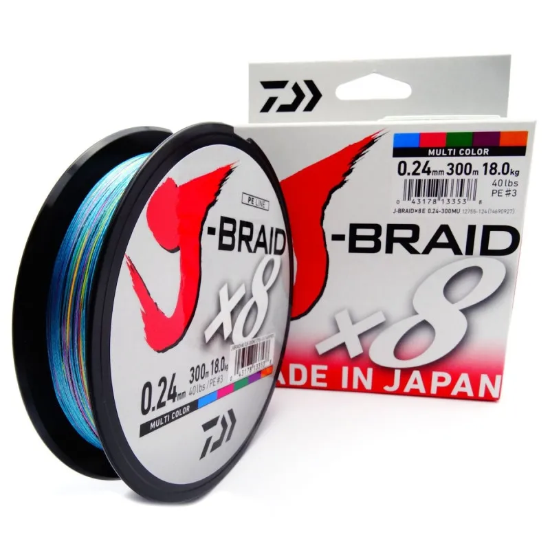 Plecionka Daiwa Multi COLOR J-BRAID X8 0.35MM 300M 12755-135