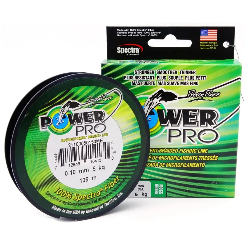 Plecionka Shimano Power PRO 0.10 135M 5KG/11LB MOSS GREEN PPBI13510MG