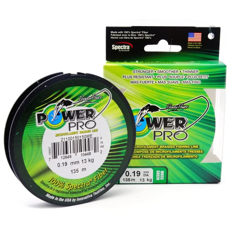 Plecionka Shimano Power PRO 0.19 135M 13KG/29LB MOSS GREEN PPBI13519MG