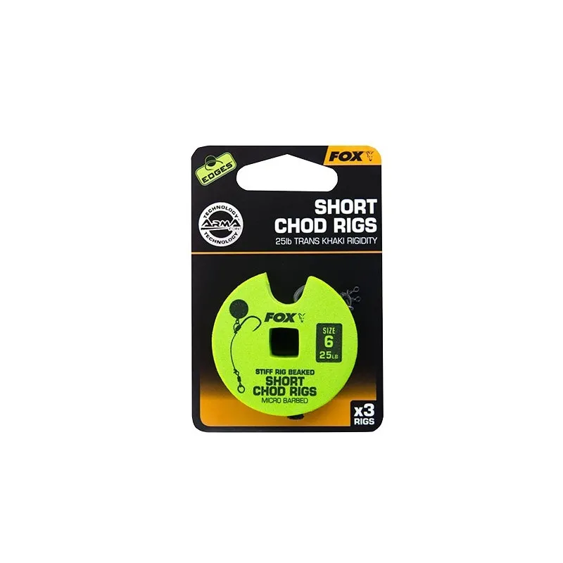 Przypon Karpiowy Edge ARMA POINT STIFF RIG BEAKED CHOD NR6/25LB CCR164