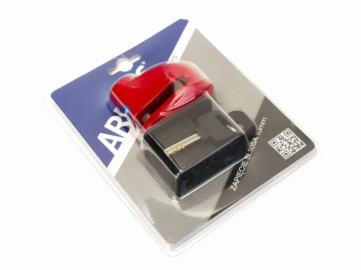 Zamknięcie SL105A do tarczy 10 mm czerwone