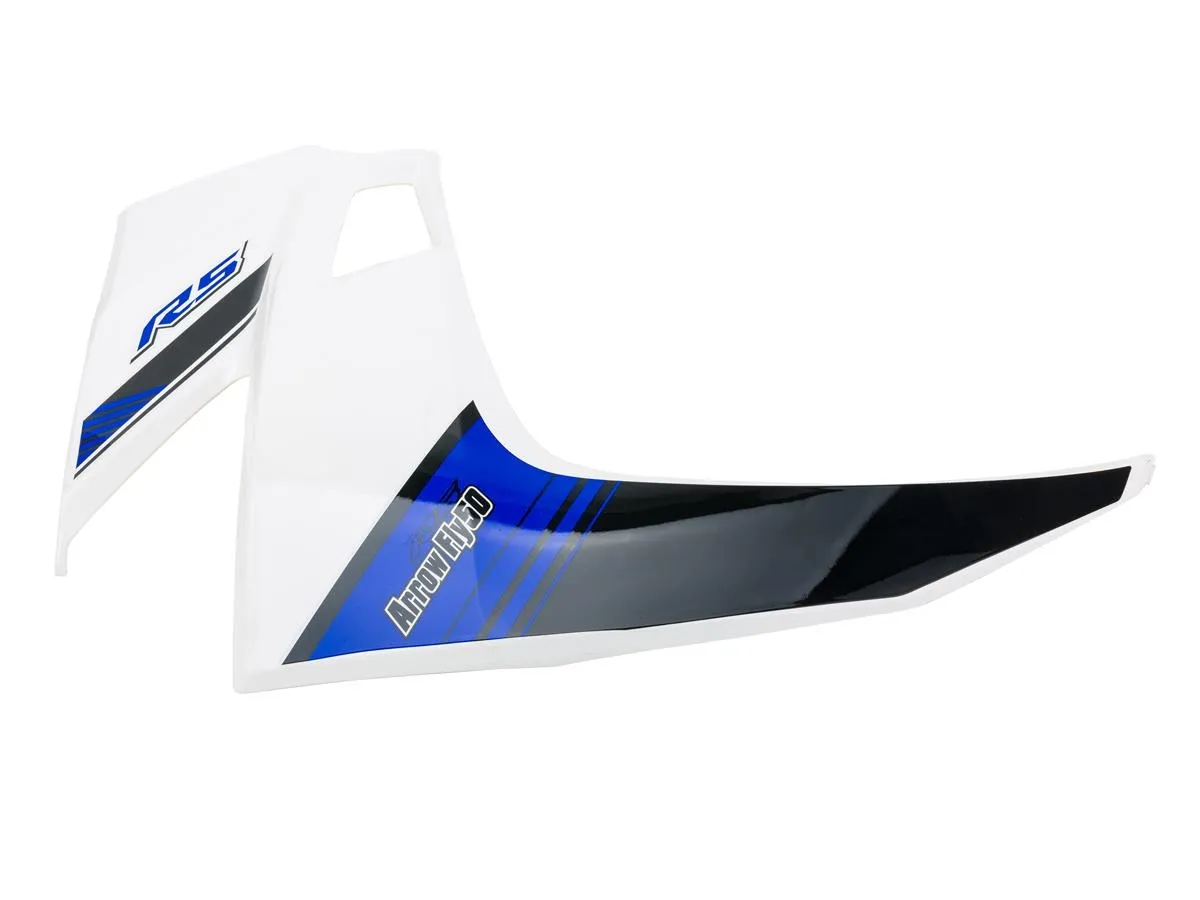 Osłona przednia boczna ARROW FLY50/22 P biało/nieb