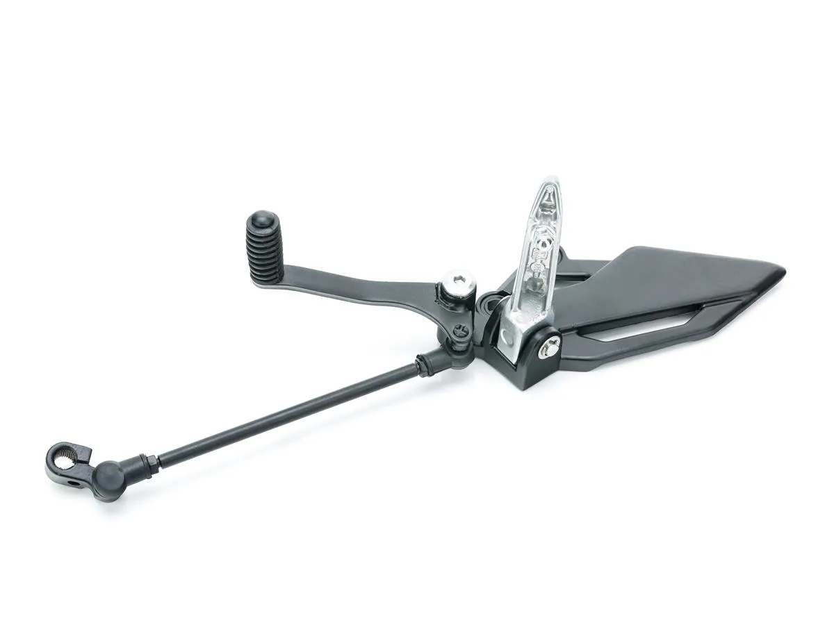 Wspornik+stopka kierowcy L ARROW FLY50/22 (z dźwignią)