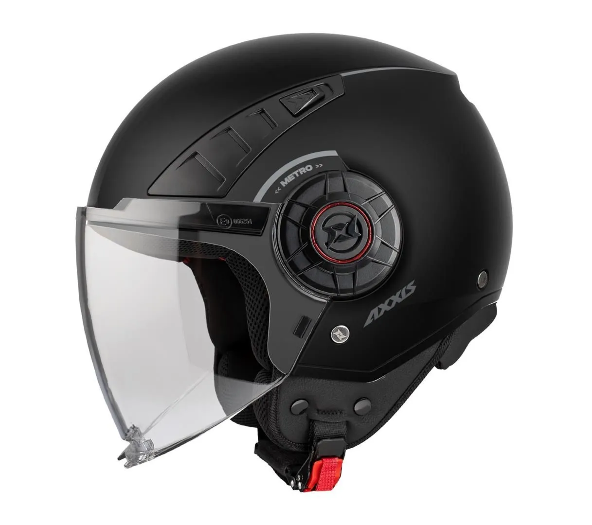 Kask AXXIS OF513B METRO S A1 czarny matowy S