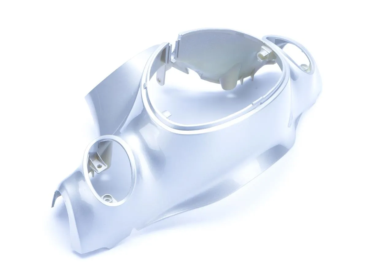 Osłona kierownicy przednia RETRO srebrna