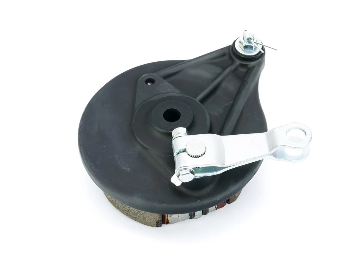 Tarcza kotwiczna koła tył ze szczękami ham. OGAR CAFFE50/22 czarna