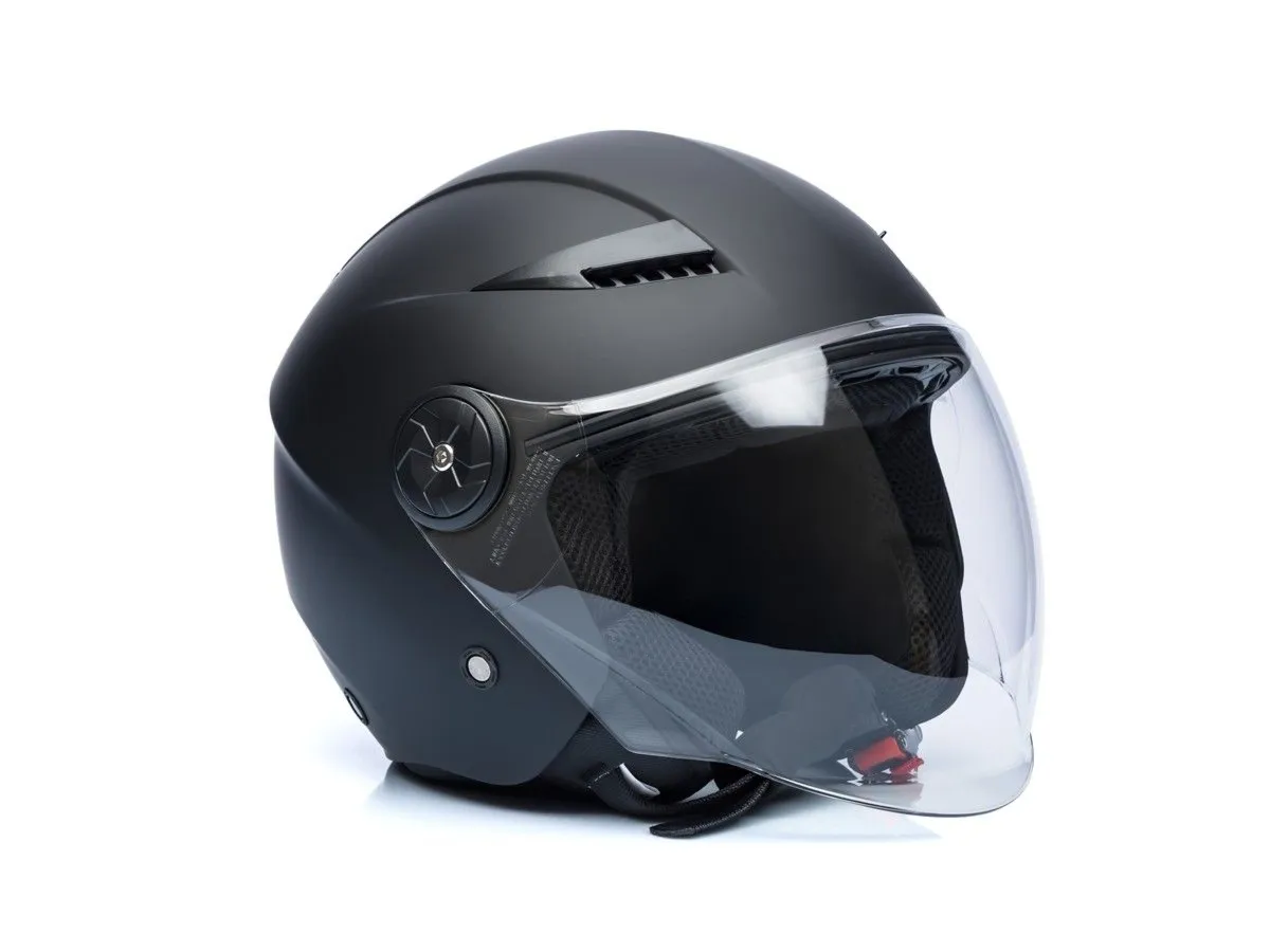 Kask YA663 czarny mat XS