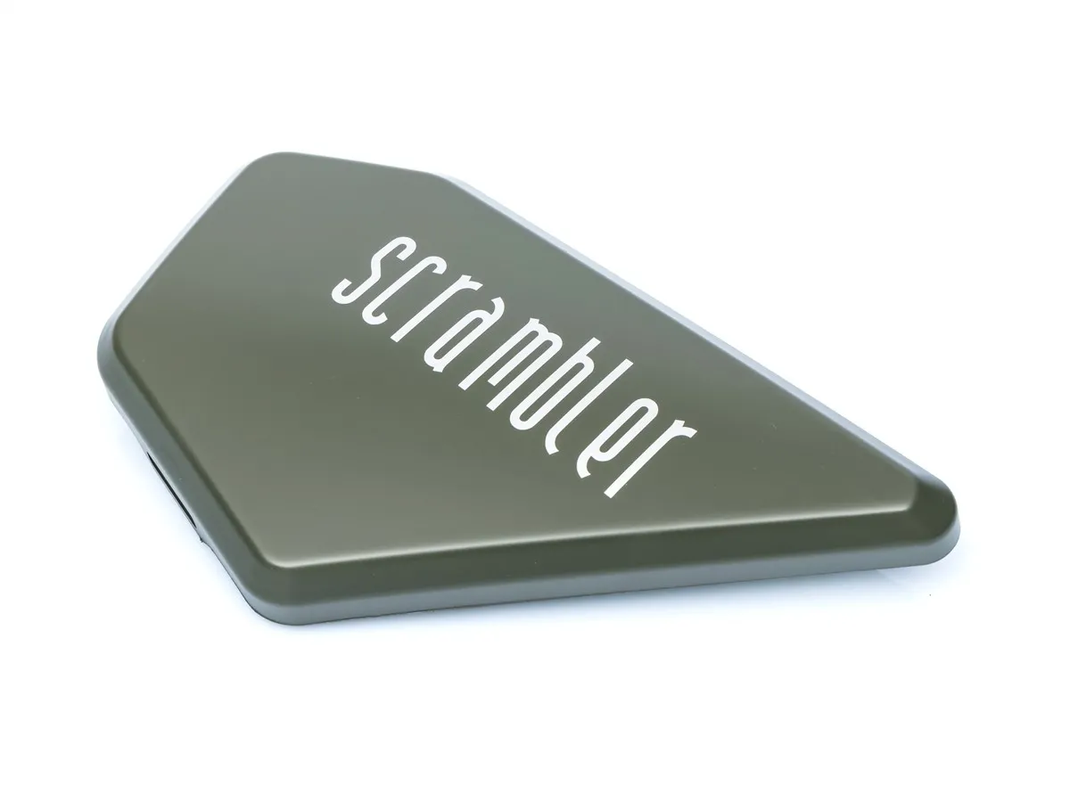 Osłona boczna P SCRAMBLER125 zielona