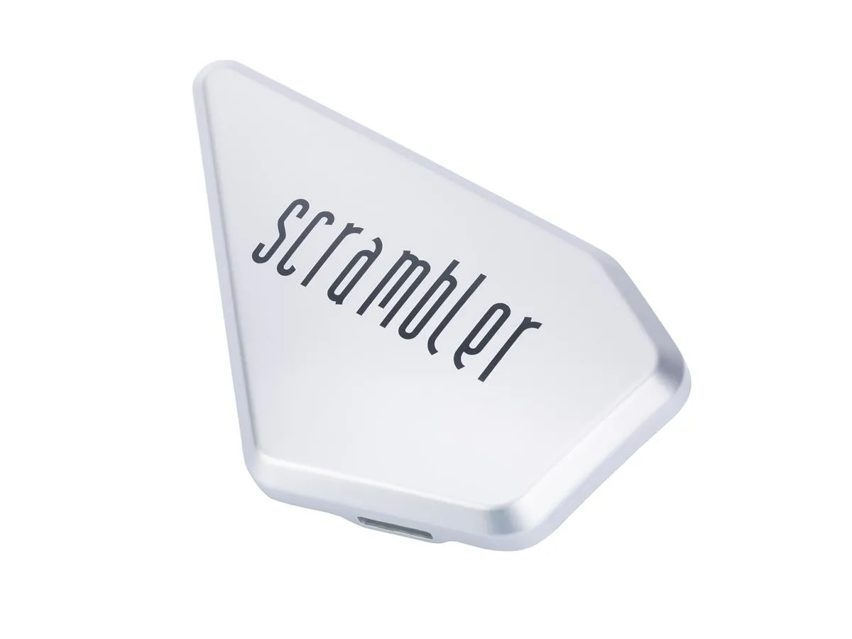 Osłona boczna L SCRAMBLER125 srebrna