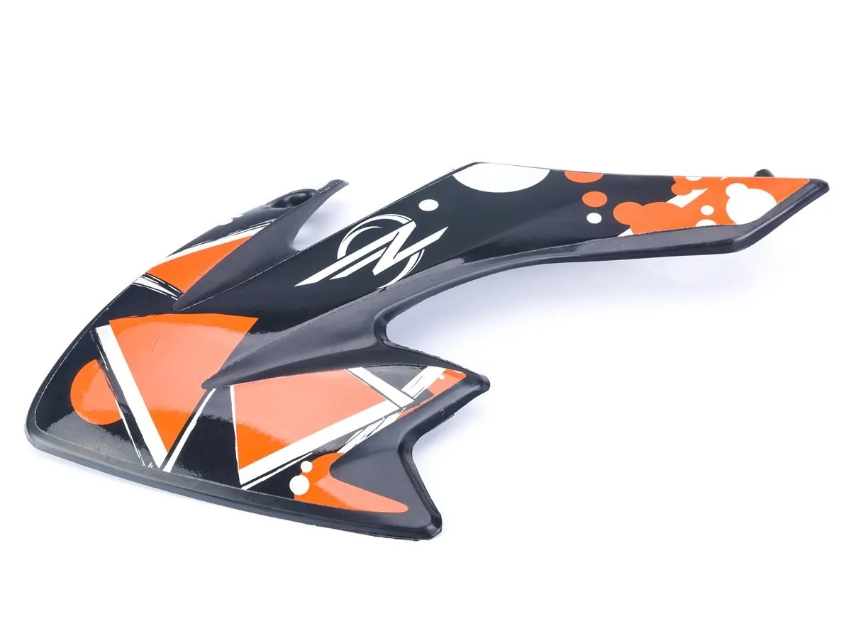 Osłona zbiornika paliwa L MINI CROSS n.pomarańcz (Zipp)