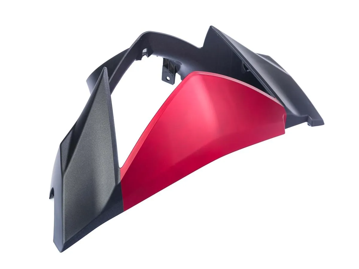 Osłona kierownicy przednia TOPS+ czar/czerw