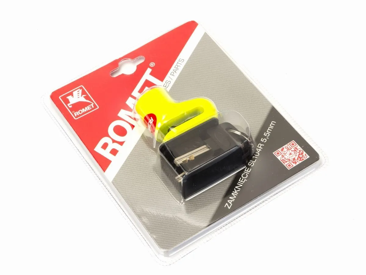 Zamknięcie SL104R do tarczy 5,5 mm żółte/z ROMET