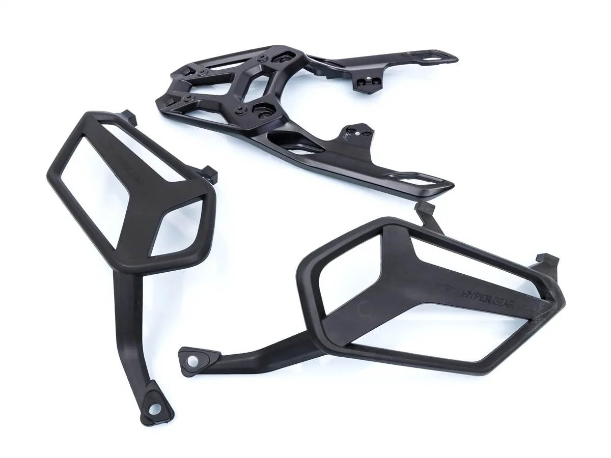 Bagażnik tylny+wsporniki kufrów bocznych Bruzer/Dominar400 (plast.)